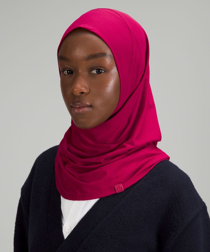 Lululemon | Women's WoPull-On-Style Hijab Pomegranate