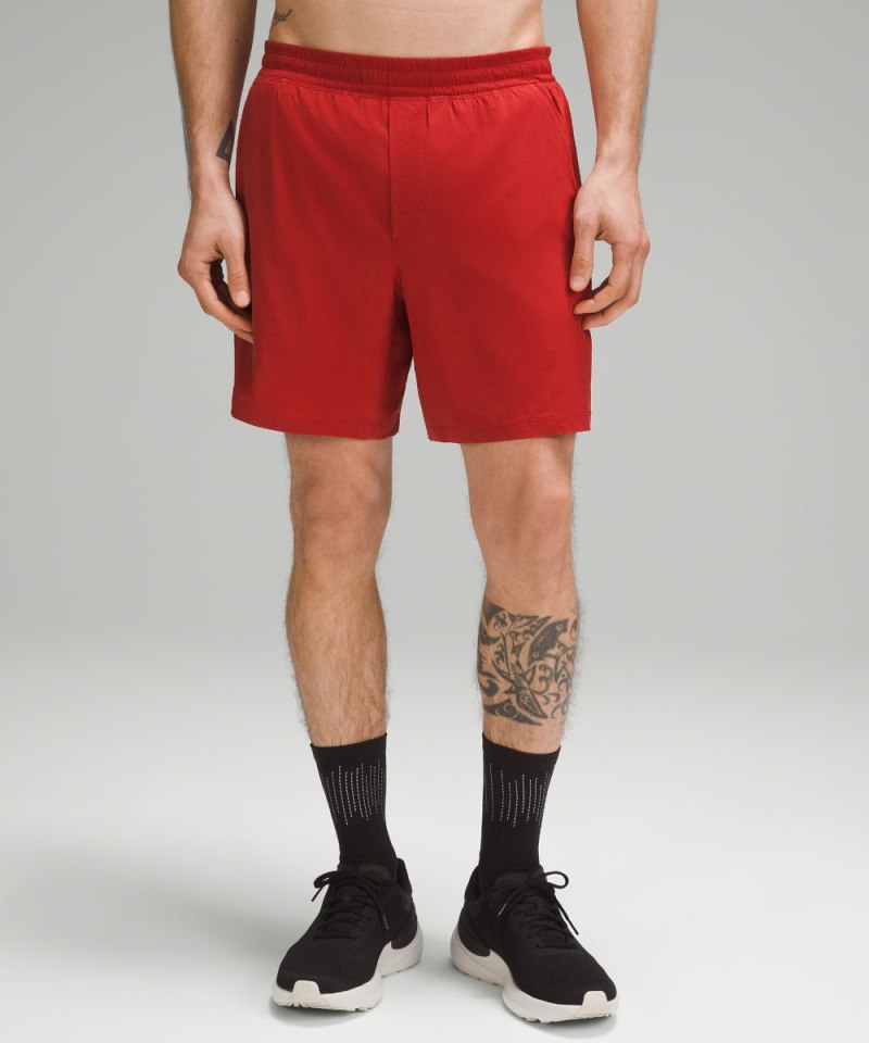 Lululemon | Men's Pace Breaker Lined Short 7"L Sport Red