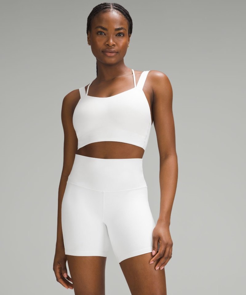 Lululemon | Women's Like a Cloud Longline Bra Light Support, D / DD Cup White