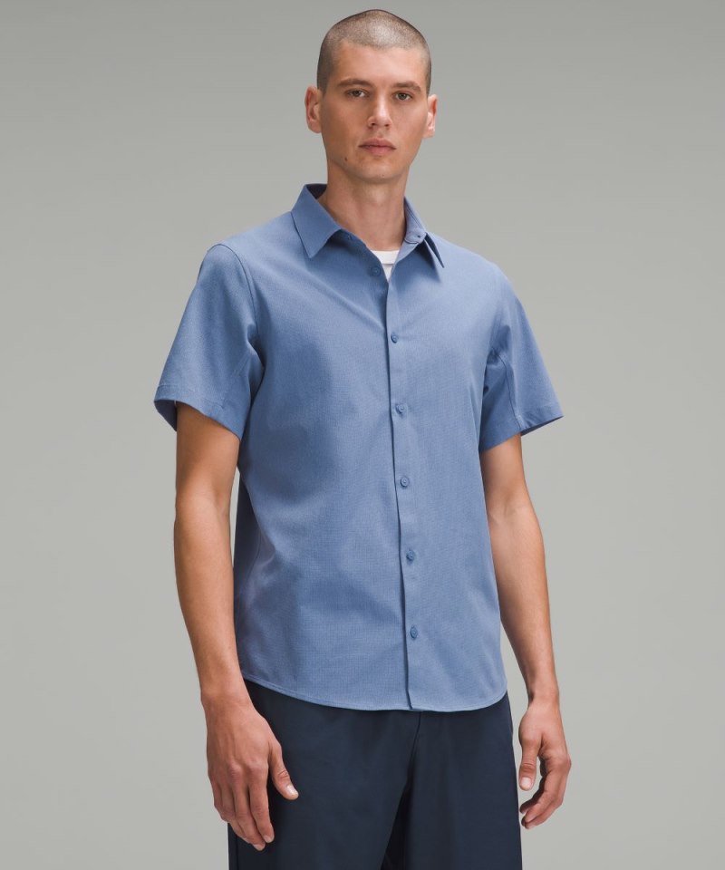 Lululemon | Men's Airing Easy Short-Sleeve Shirt Oasis Blue