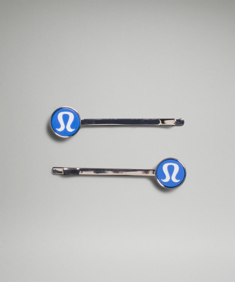 Lululemon | Women's Logo Bobby Pins 2 Pack Pipe Dream Blue