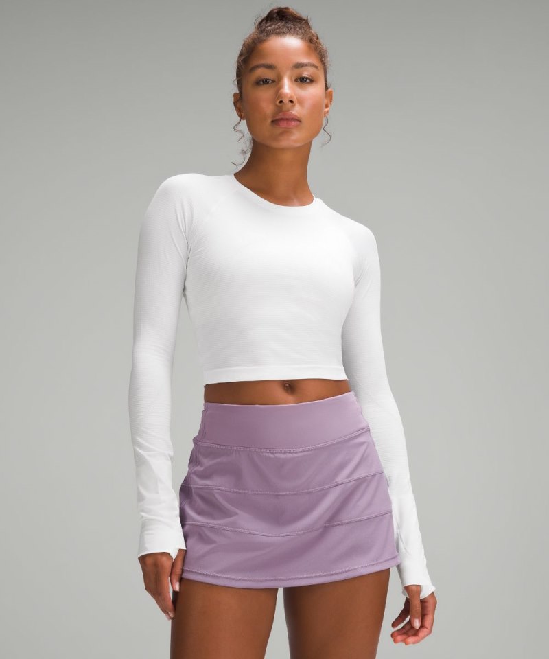 Lululemon | Women's Swiftly Tech Cropped Long-Sleeve Shirt 2.0 White / White