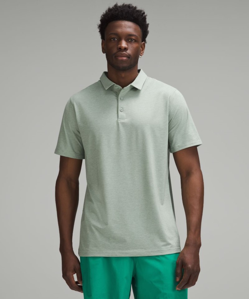 Lululemon | Men's Evolution Short-Sleeve Polo Shirt Heathered Pa