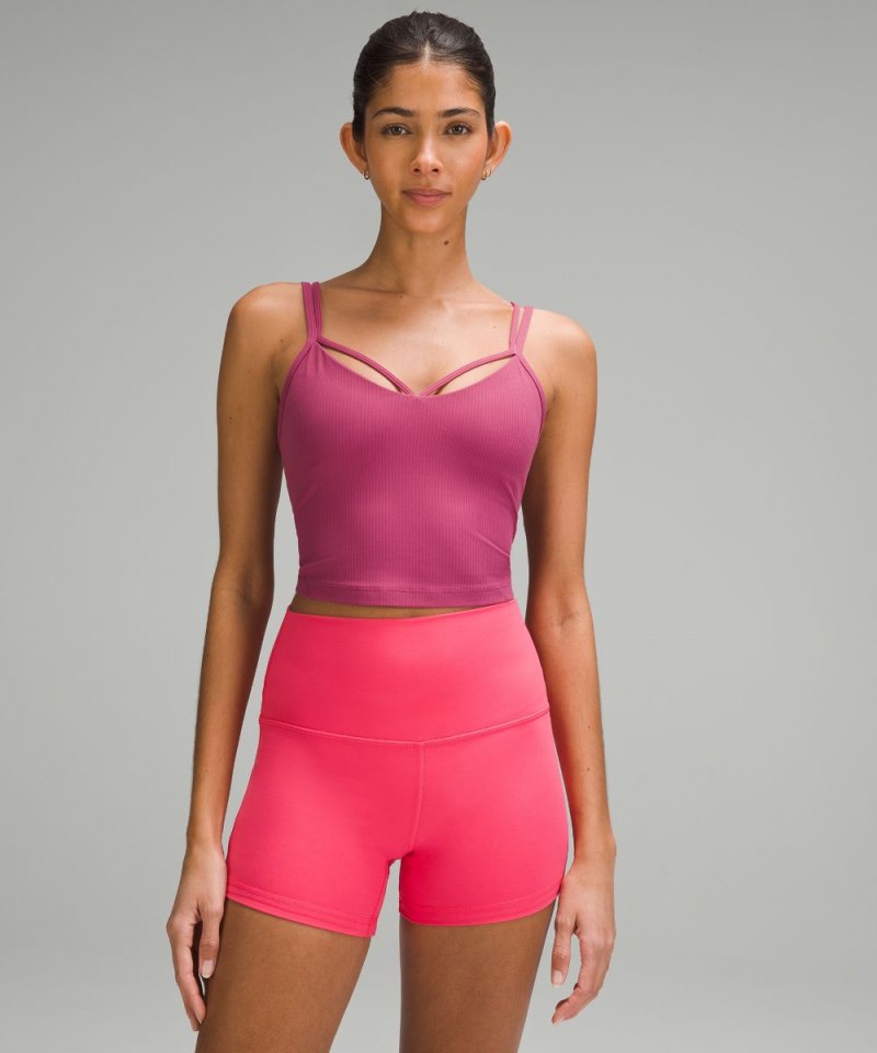 Lululemon | Women's Align Strappy Ribbed Tank Top Washed Mauve