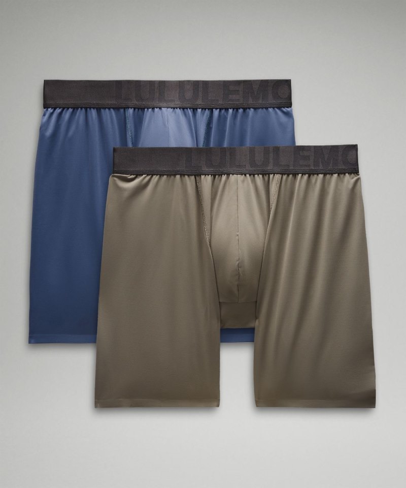 Lululemon | Men's Built to Move Boxer 5"L 2 Pack Shade / Rover