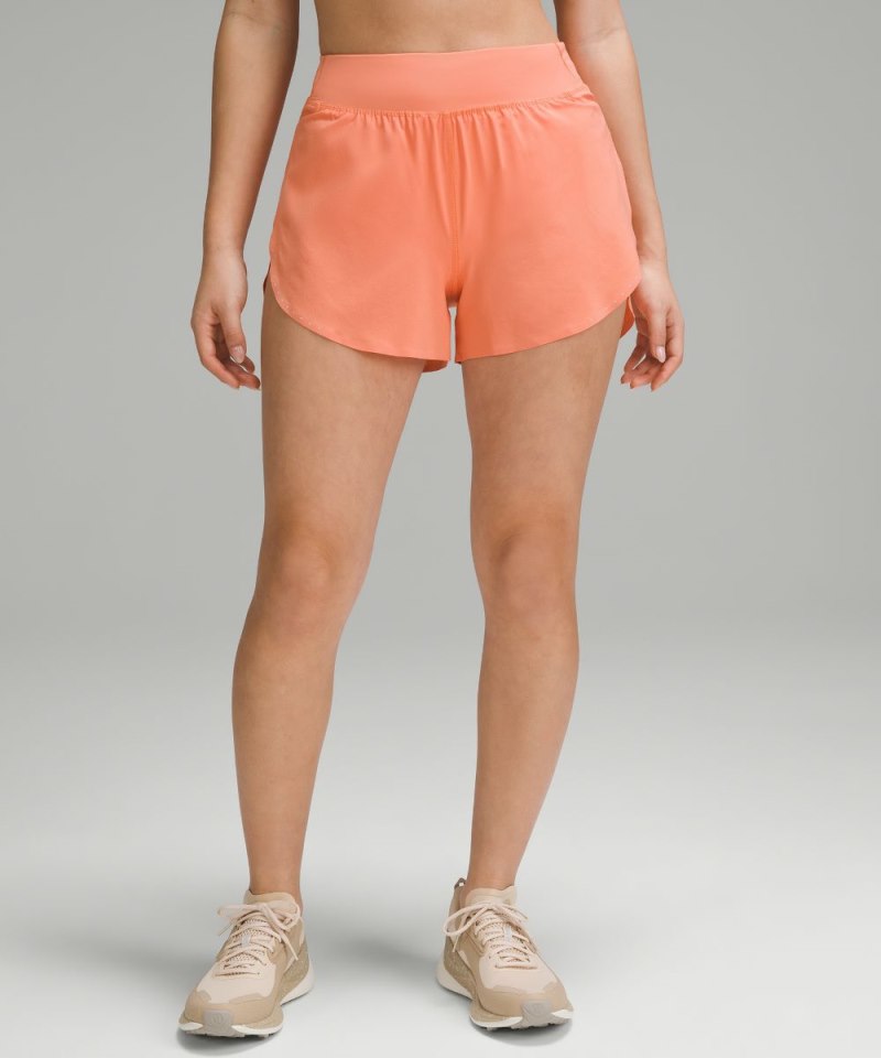 Lululemon | Women's Fast and Free Reflective High-Rise Classic-Fit Short 3"L Coral Kiss