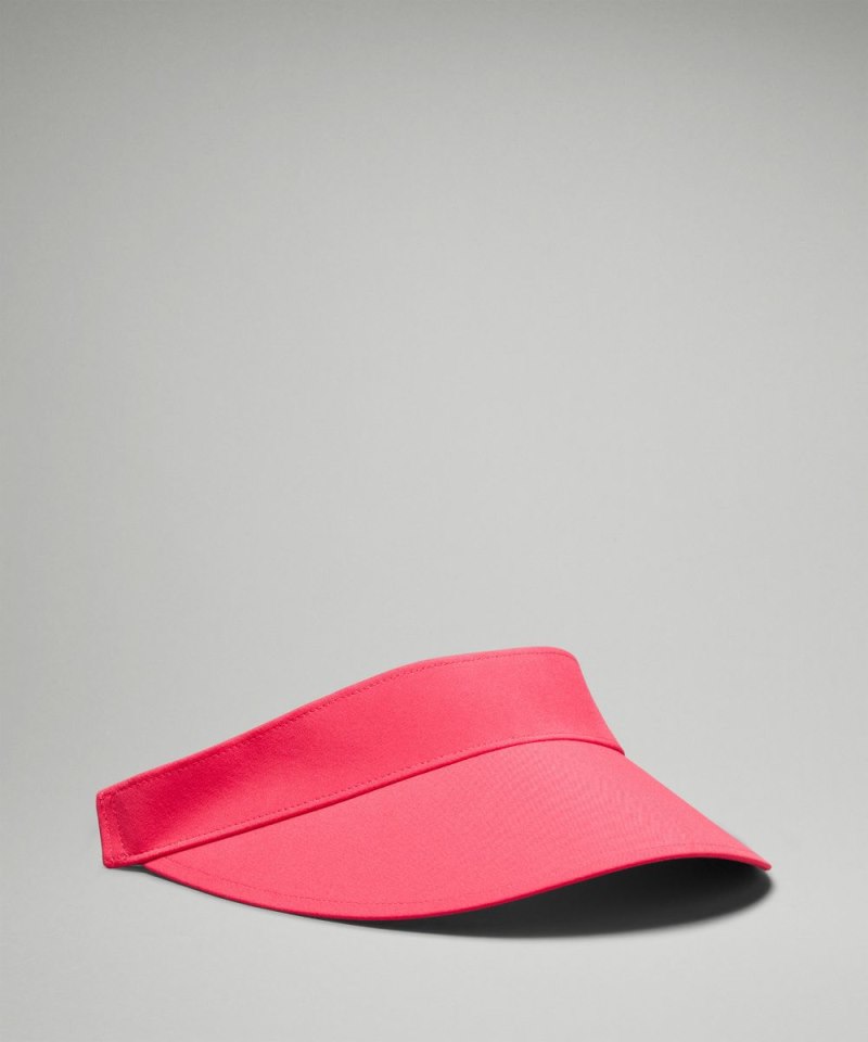 Lululemon | Women's WoFast Paced Wide Band Running Visor Glaze Pink