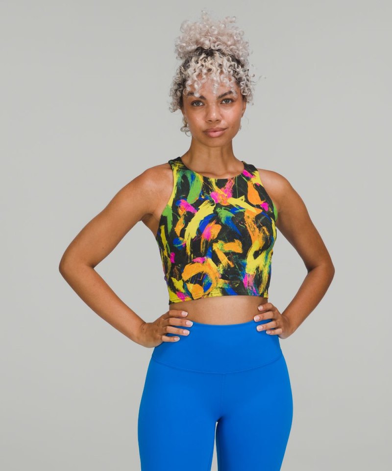 Lululemon | Women's Wunder Train Racerback Tank Top Undertone Black Multi (not available)