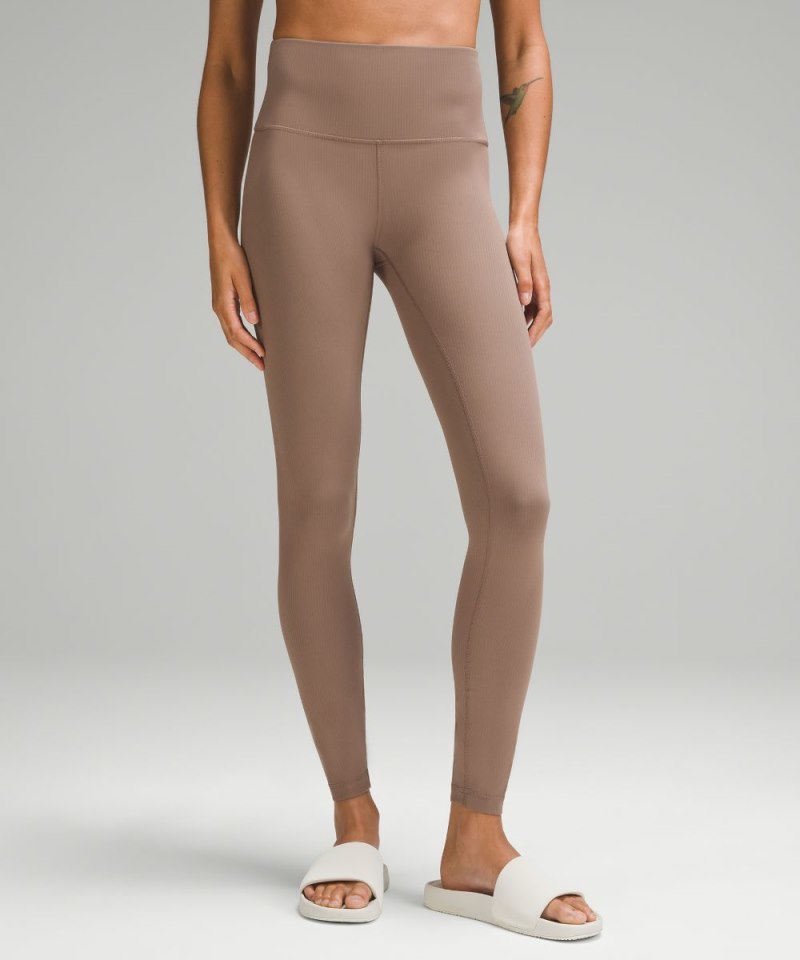 Lululemon | Women's Wunder Train High-Rise Ribbed Tight 28"L Tau