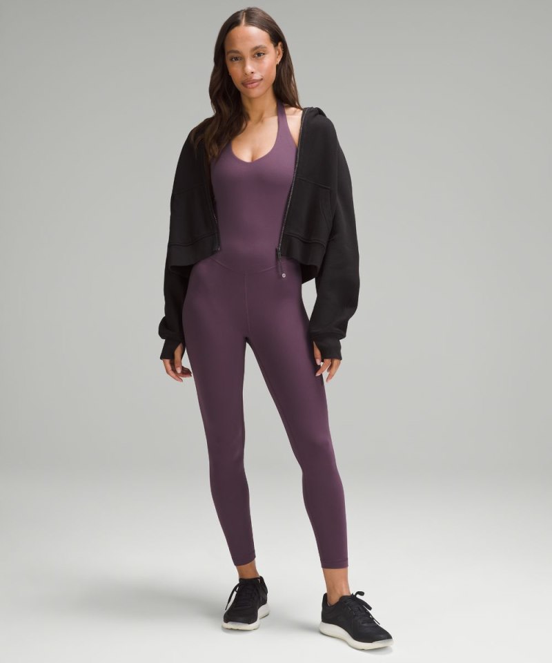 Lululemon | Women's Align Halter Bodysuit 25"L Grape Thistle