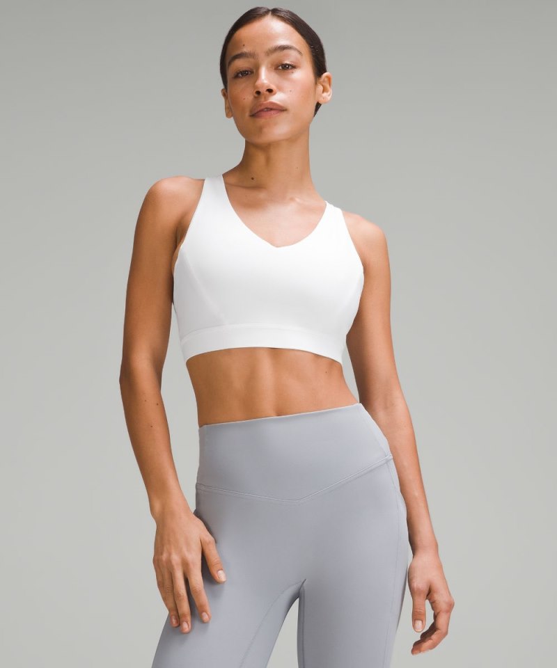 Lululemon | Women's Envital Bra Medium Support, D / DD Cup White