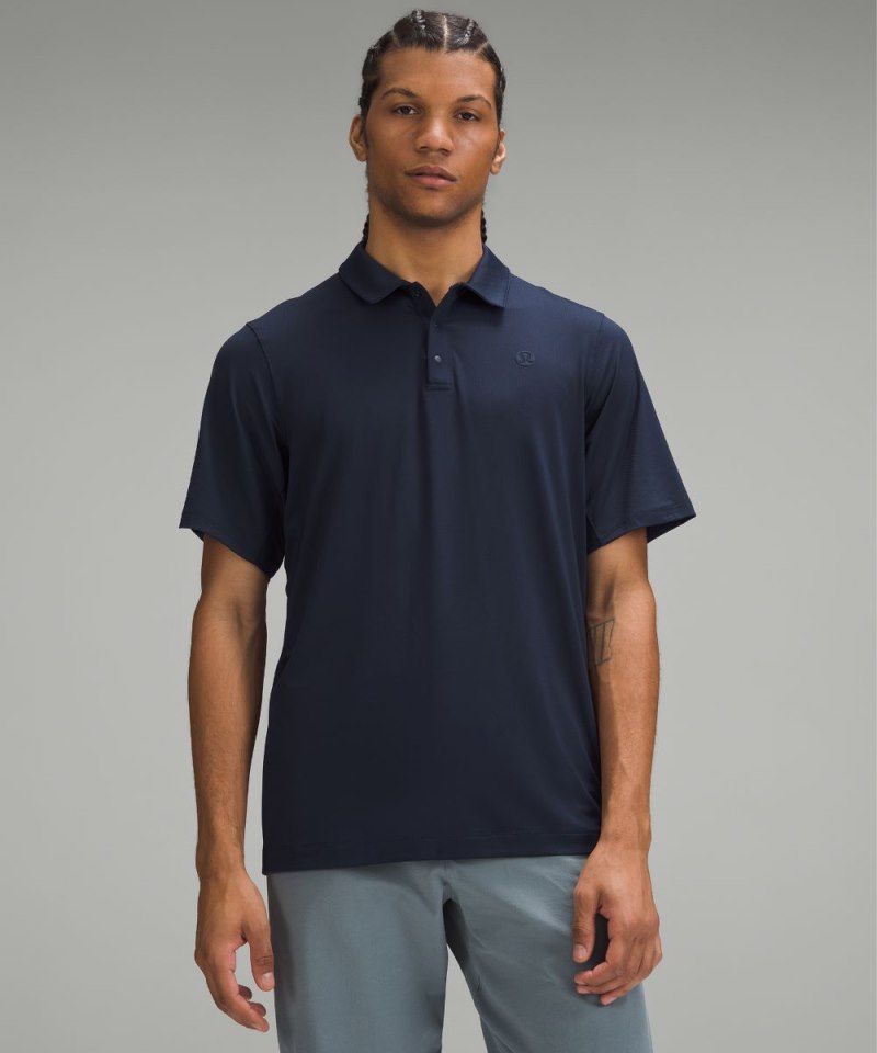 Lululemon | Men's Logo Sport Polo Short Sleeve True Navy