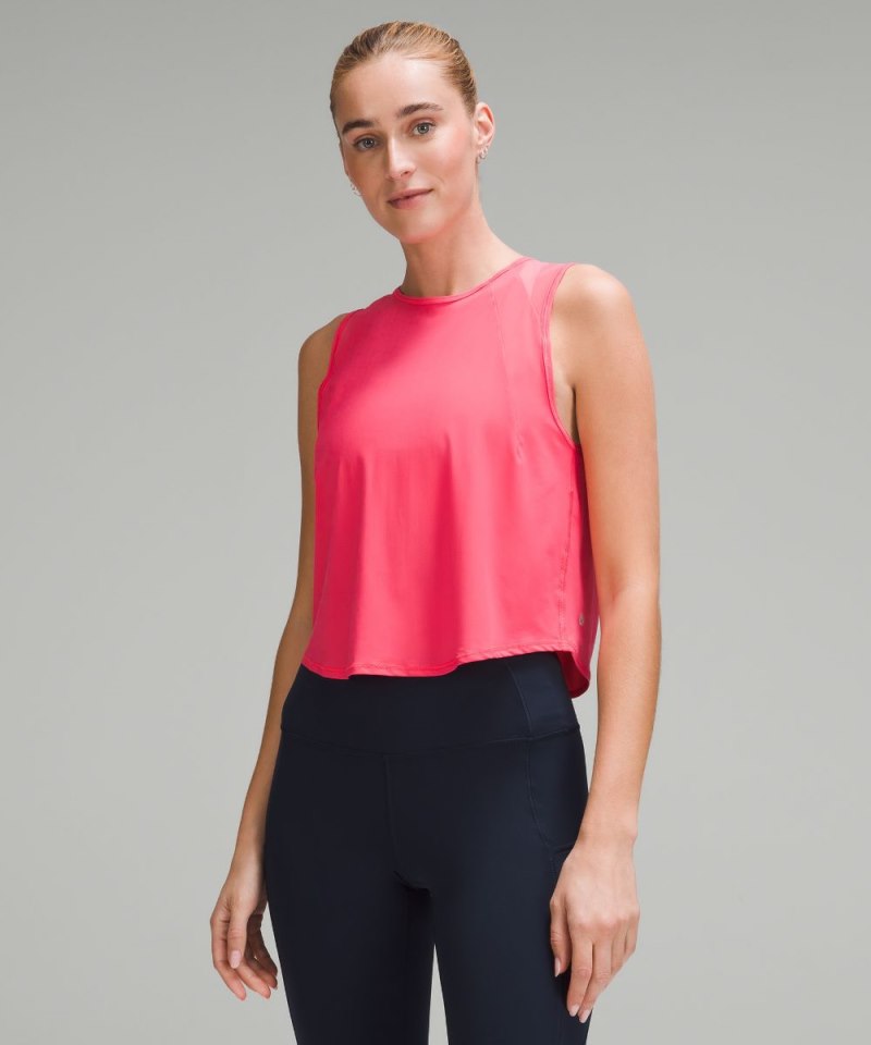 Lululemon | Women's Sculpt Cropped Tank Top Glaze Pink