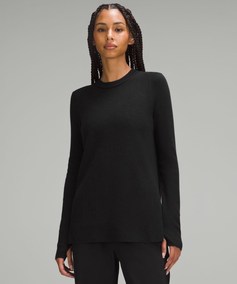 Lululemon | Women's Take It All In Cotton-Blend Sweater Black