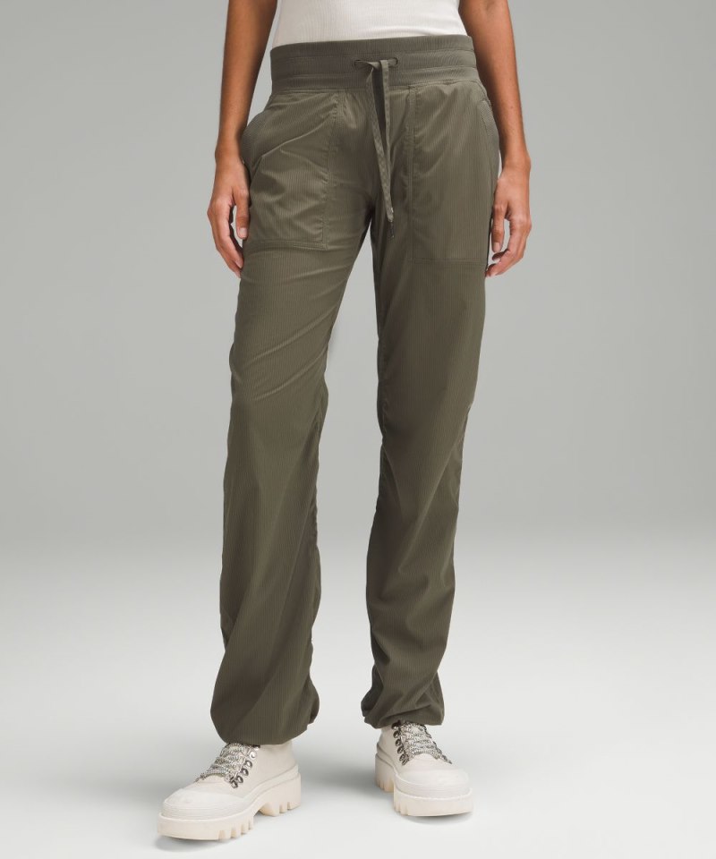 Lululemon | Women's Dance Studio Mid-Rise Pant Regular Army Green