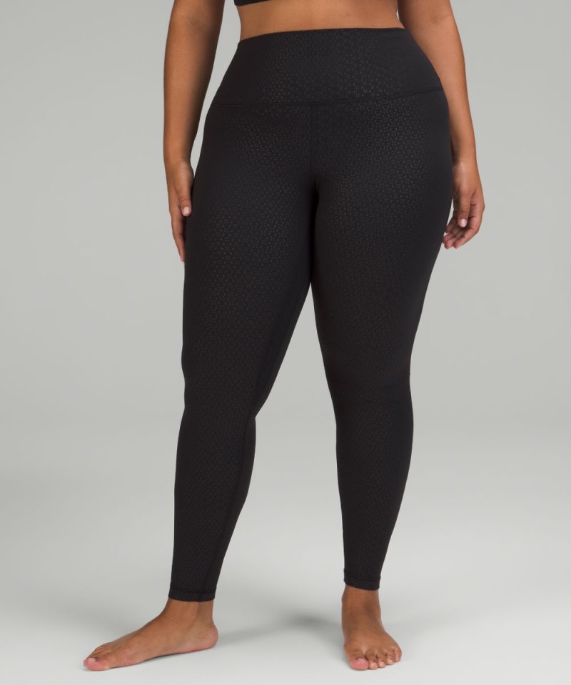 Lululemon | Women's Align High-Rise Pant 28"L Gradiate Geo Emboss Black