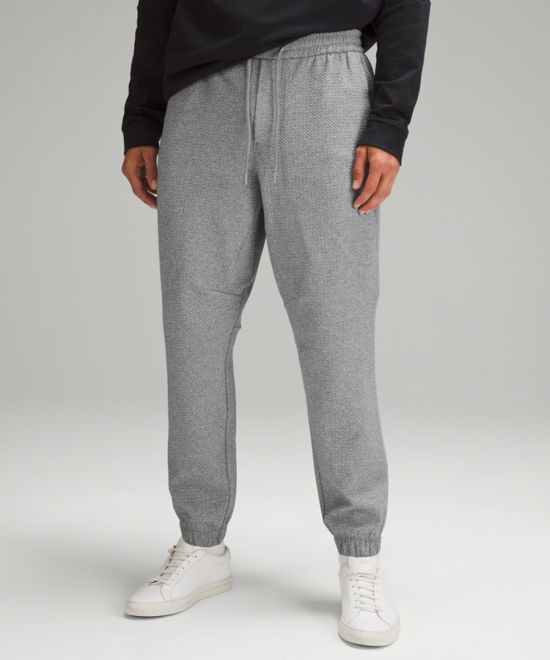 Lululemon | Men's Textured Double-Knit Cotton Jogger Heathered M