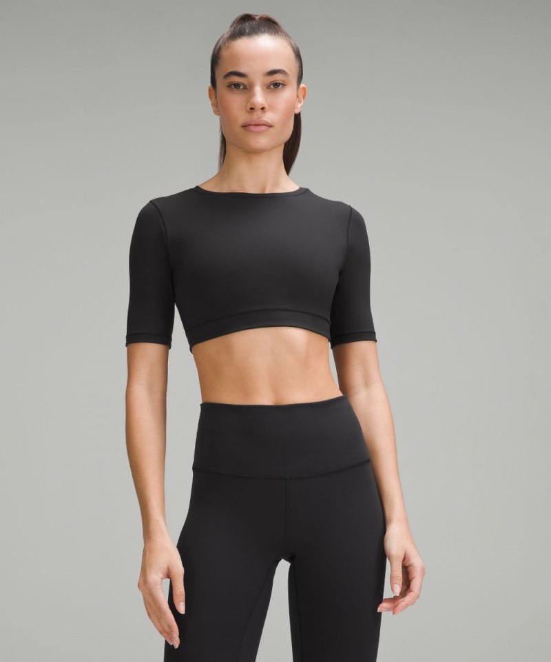 Lululemon | Women's Wunder Train Super-Cropped T-Shirt Black