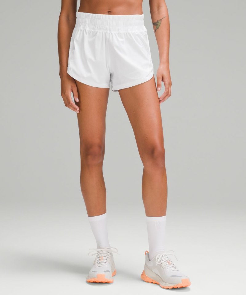 Lululemon | Women's Track That High-Rise Lined Short 3"L White