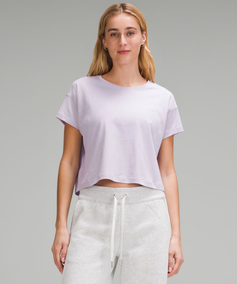 Lululemon | Women's Cates T-Shirt Online Only Lilac Ether