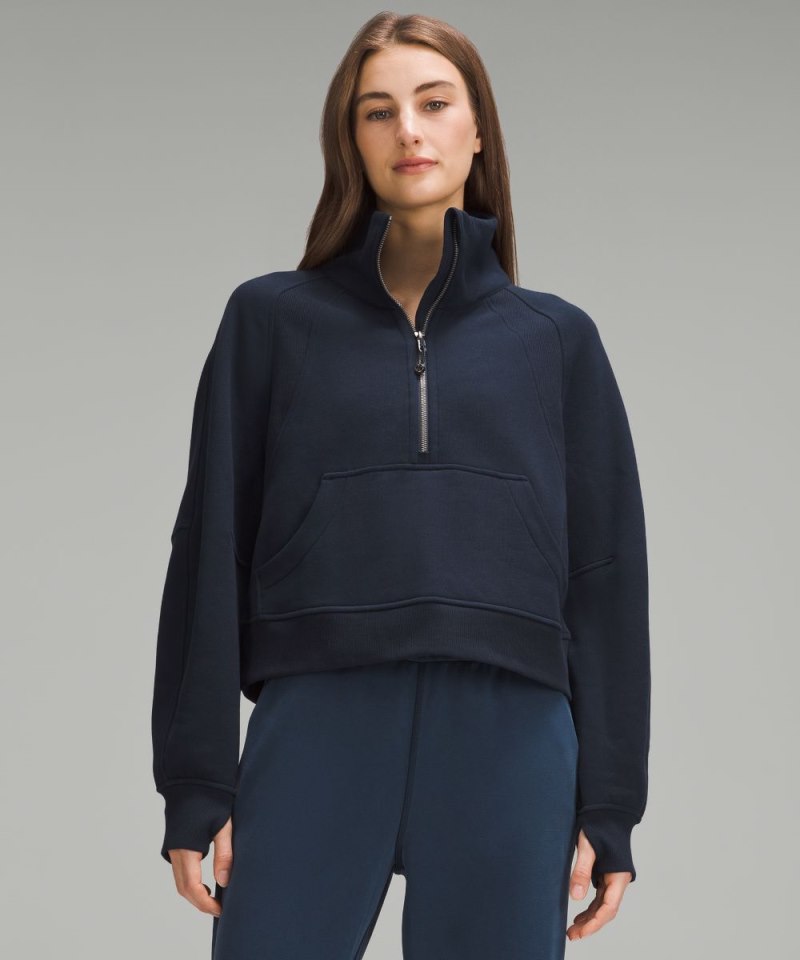 Lululemon | Women's Scuba Oversized Funnel-Neck Half Zip True Na