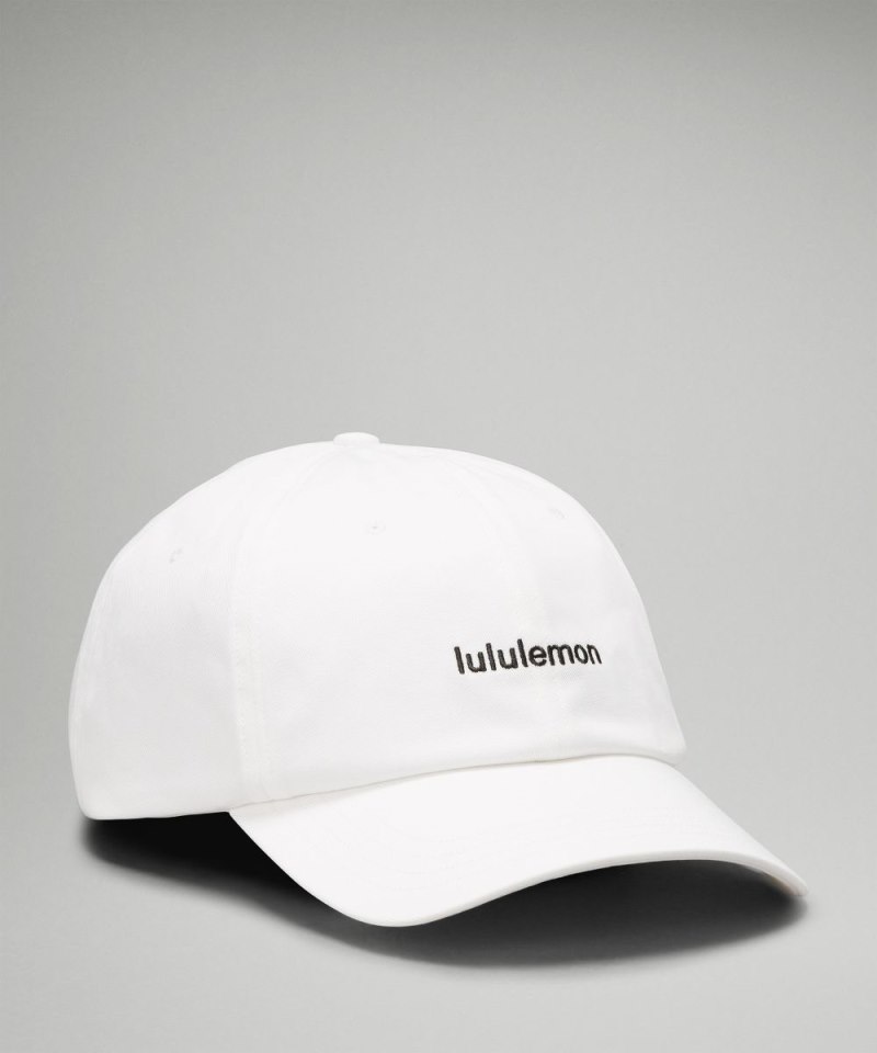 Lululemon | Men's Classic Unisex Ball Cap Wordmark White / Black