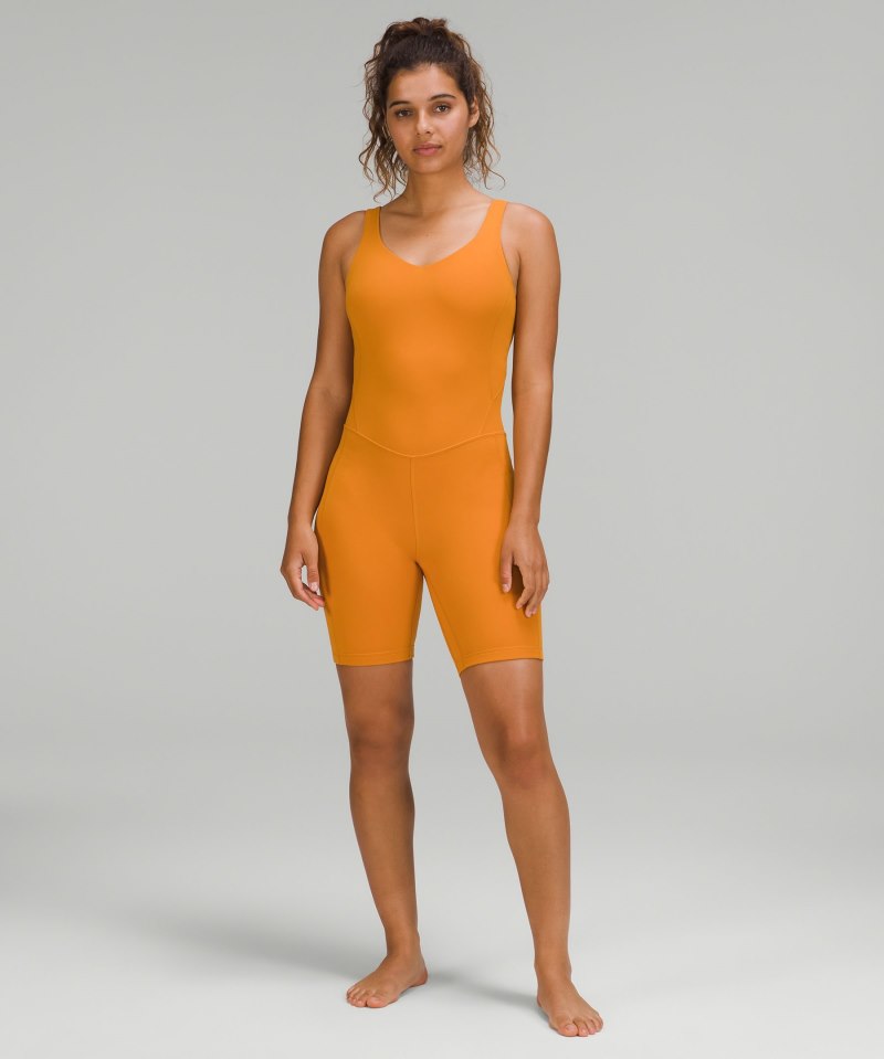 Lululemon | Women's Align Bodysuit 8"L Autumn Orange