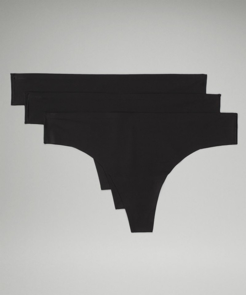 Lululemon | Women's InvisiWear Mid-Rise Thong Underwear 3 Pack B