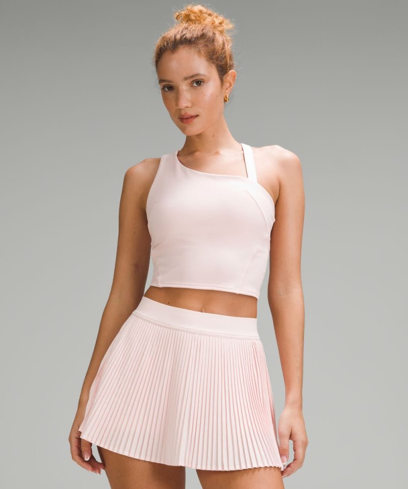 Lululemon | Women's Everlux Asymmetrical Tennis Tank Top Strawberry Milkshake