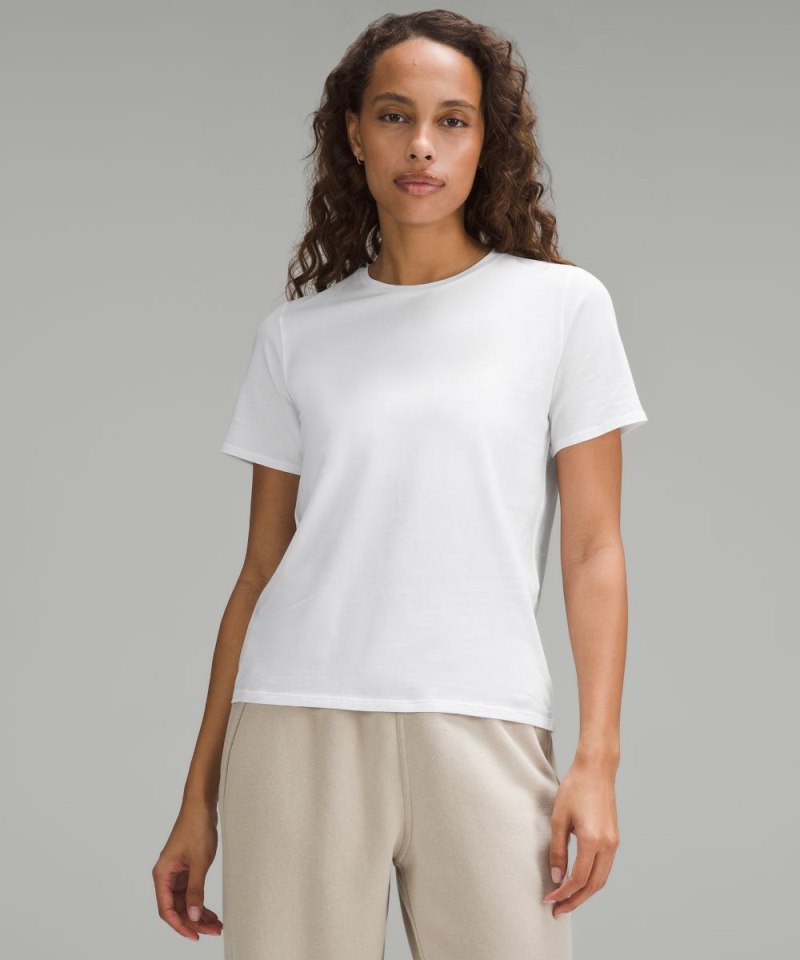 Lululemon | Women's Organic Cotton Crewneck T-Shirt White