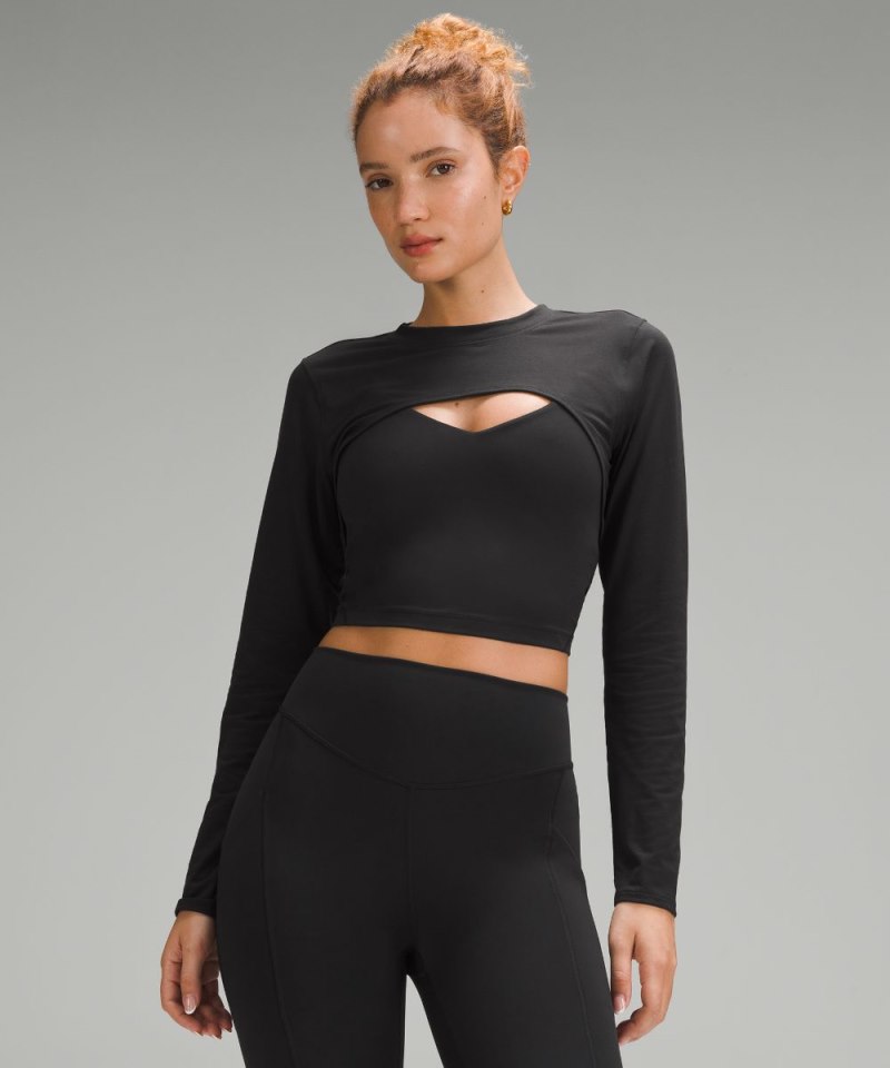 Lululemon | Women's Long-Sleeve Crewneck Shrug Black