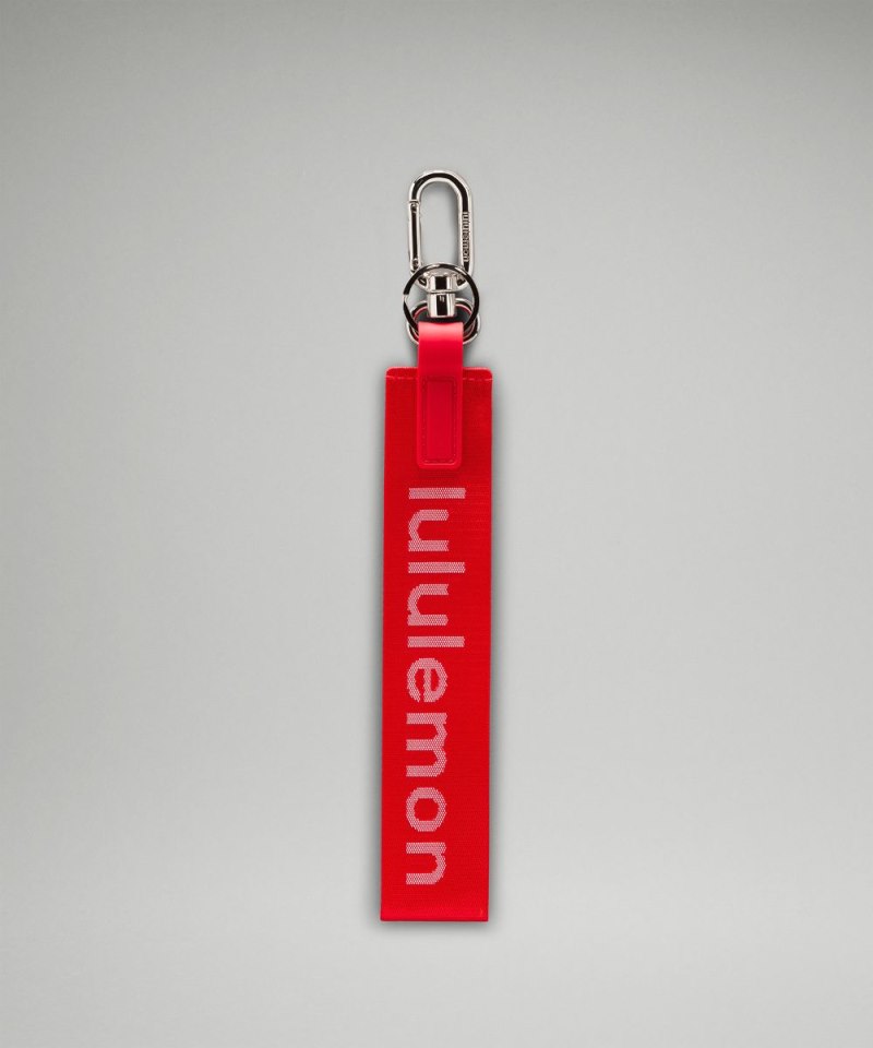 Lululemon | Women's Never Lost Keychain Lulu Red / White