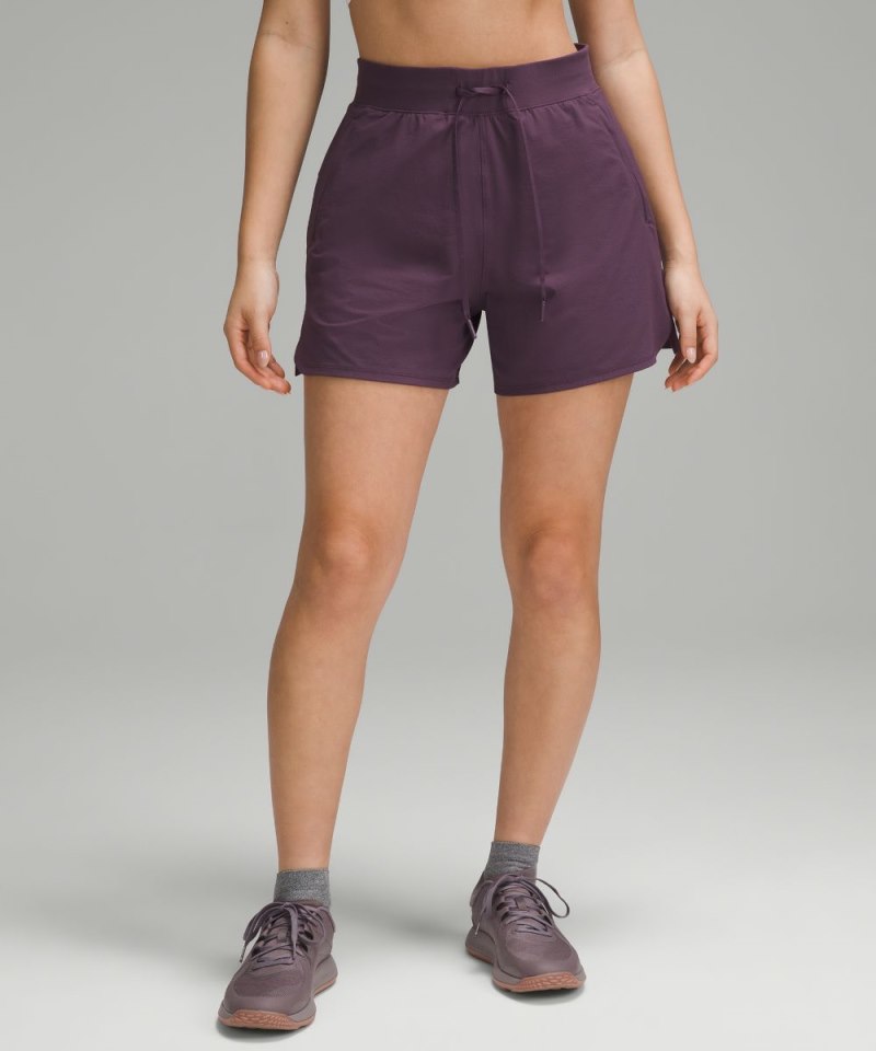 Lululemon | Women's License to Train High-Rise Short 4"L Grape T