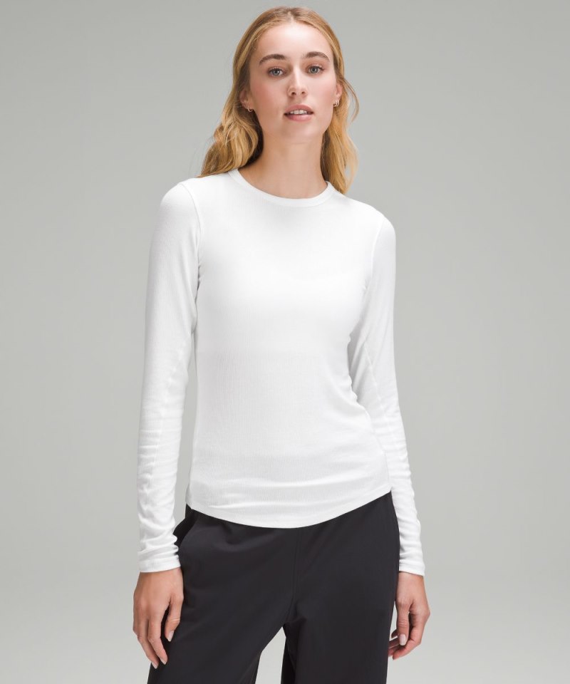 Lululemon | Women's Hold Tight Long-Sleeve Shirt White