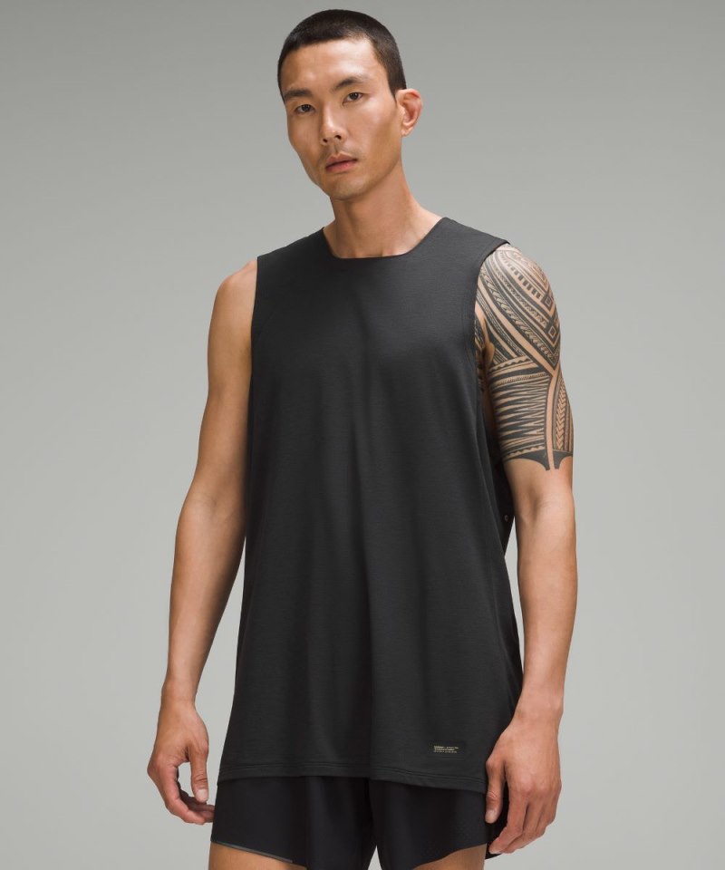 Lululemon | Men's Fast and Free Trail Running Tank Top Black