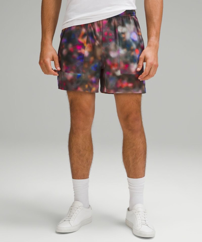 Lululemon | Men's Bowline Short 5"L Stretch Ripstop Digital Bloom Blur Multi