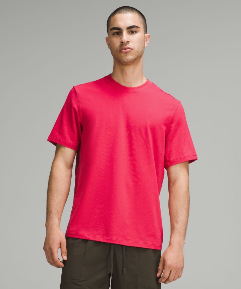 Lululemon | Men's Zeroed In Short-Sleeve Shirt Cherry Mist