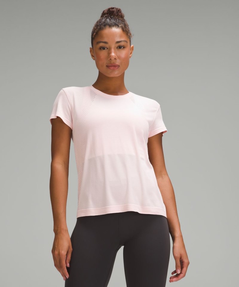 Lululemon | Women's Train to Be Short-Sleeve Shirt Strawberry Mi