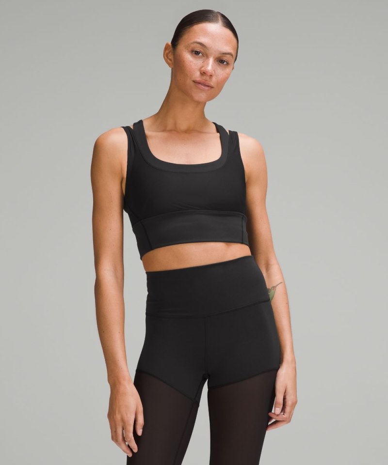 Lululemon | Women's Wunder Train Mesh Racerback Tank Top Black