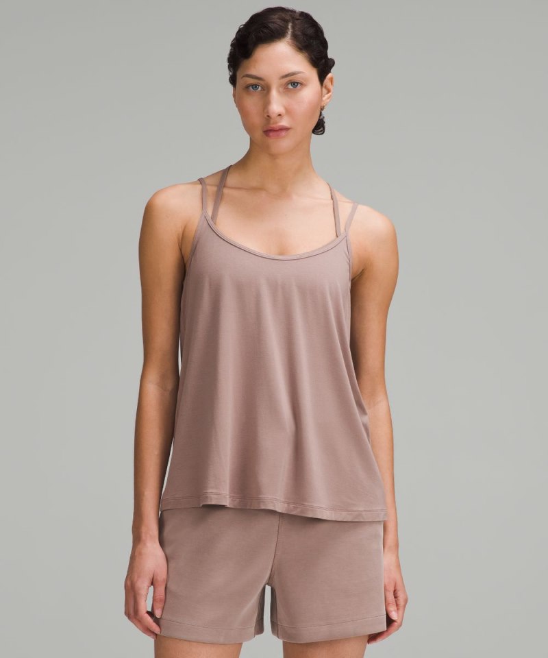 Lululemon | Women's Modal Silk-Blend Spaghetti Strap Tank Top Ta