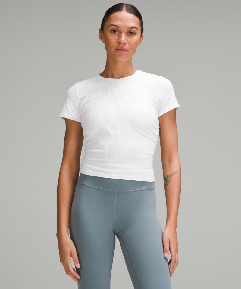 Lululemon | Women's All It Takes Ribbed Nulu T-Shirt White