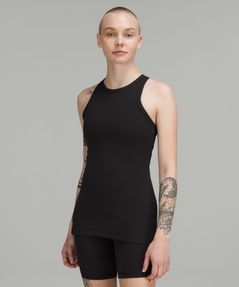 Lululemon | Women's Align Hip-Length Racerback Tank Top Black