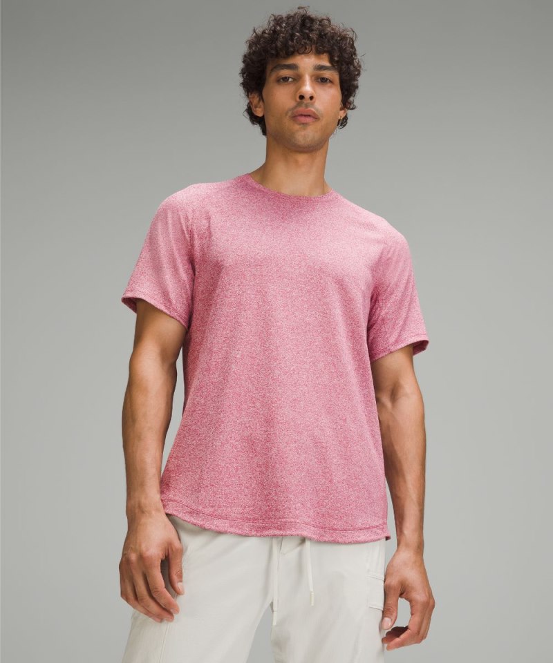 Lululemon | Men's License to Train Short-Sleeve Shirt Heathered Washed Mauve