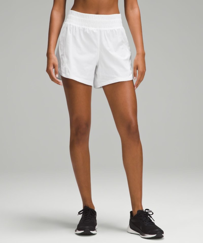 Lululemon | Women's Track That High-Rise Lined Short 5"L White