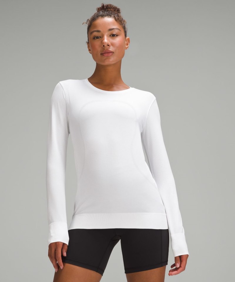 Lululemon | Women's Swiftly Relaxed Long-Sleeve Shirt White / White