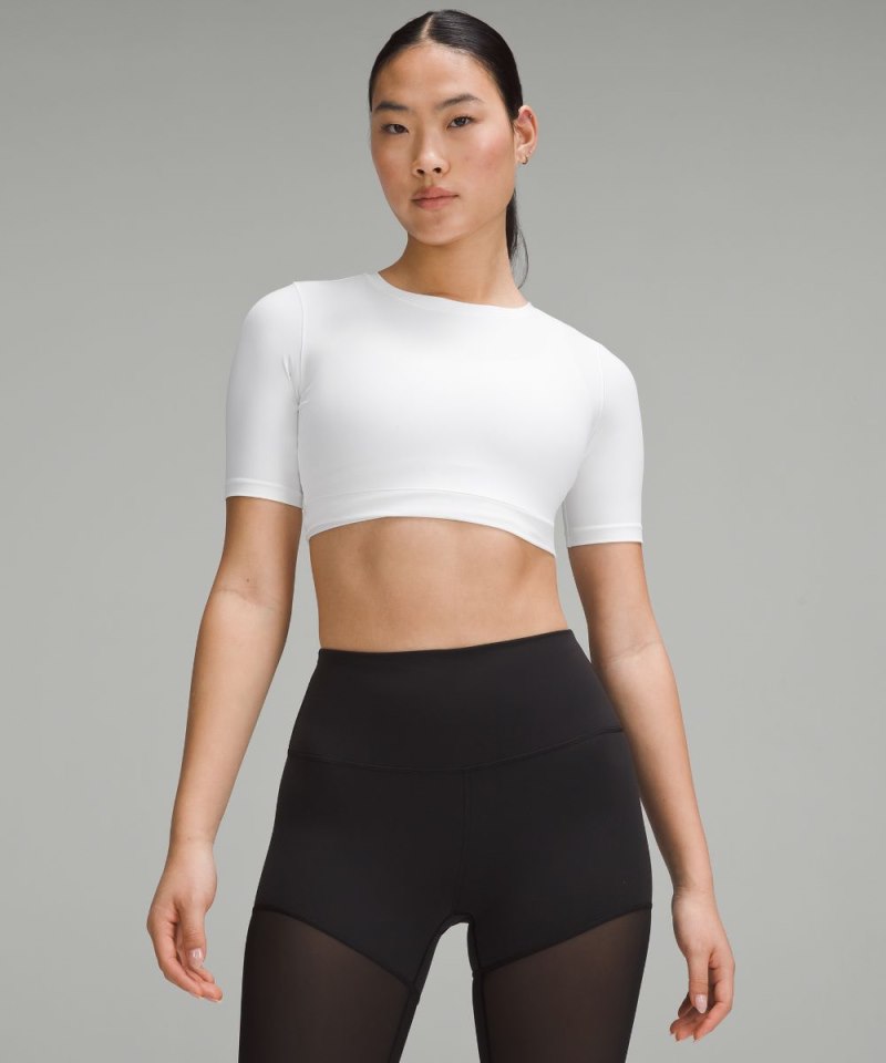 Lululemon | Women's Wunder Train Super-Cropped T-Shirt White