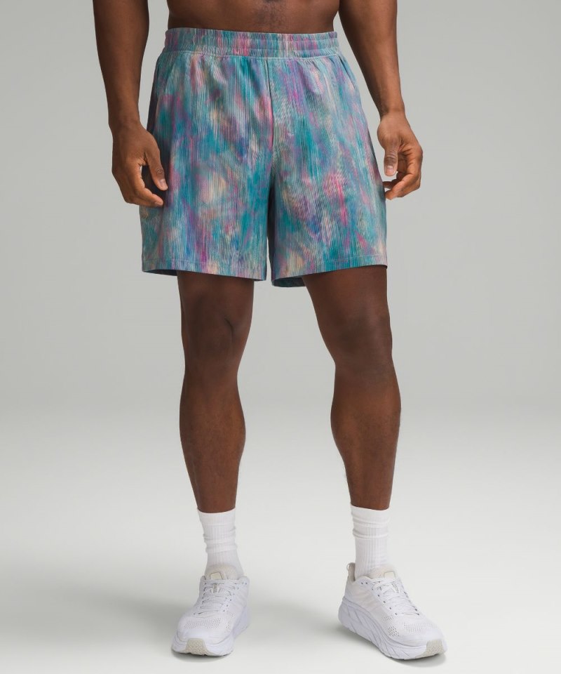 Lululemon | Men's Pace Breaker Lined Short 7"L Pixel Diffuse Multi