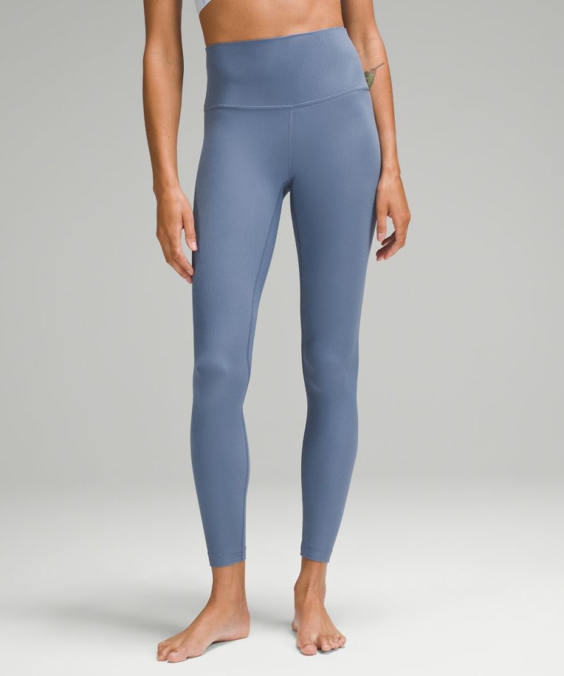 Lululemon | Women's Align High-Rise Ribbed Pant 28"L Oasis Blue