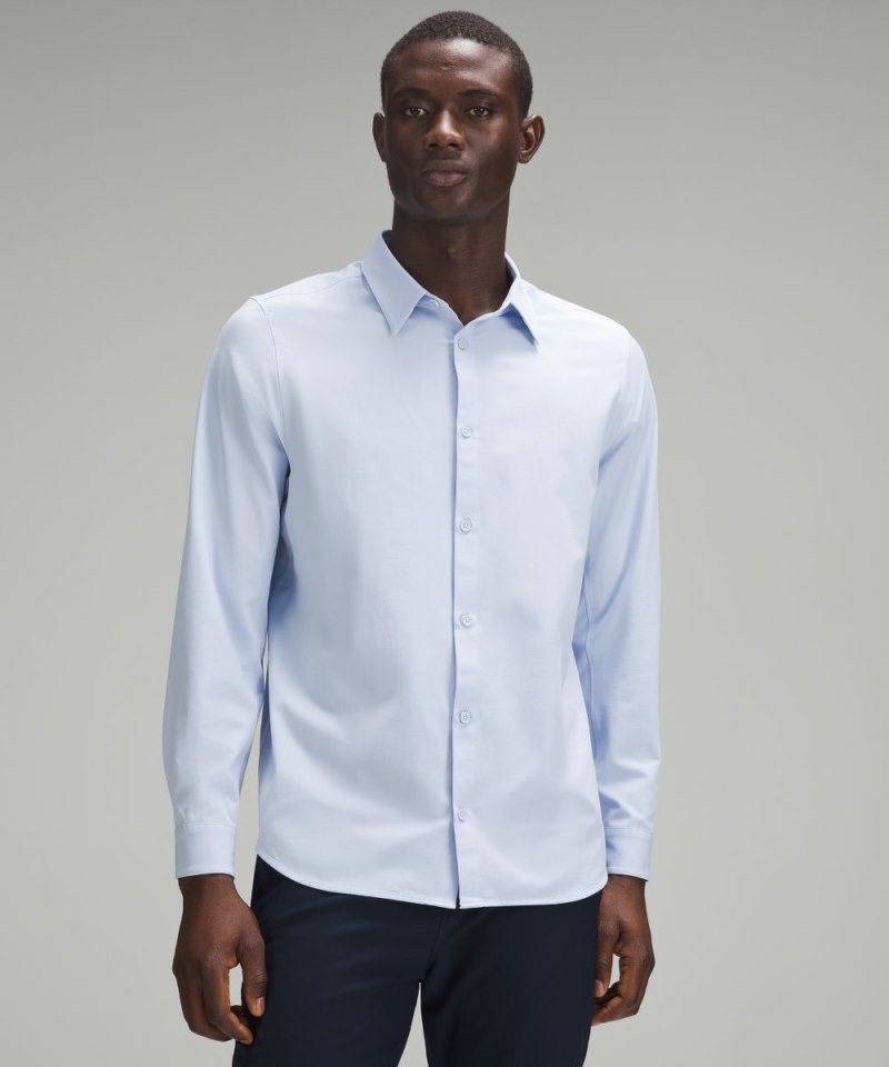 Lululemon | Men's New Venture Classic-Fit Long-Sleeve Shirt Blue