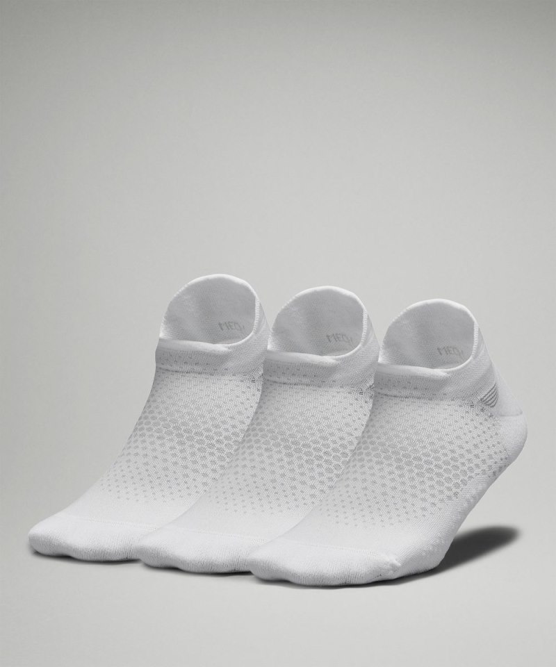 Lululemon | Women's WoMacroPillow Tab Running Socks Medium Cushioning 3 Pack White